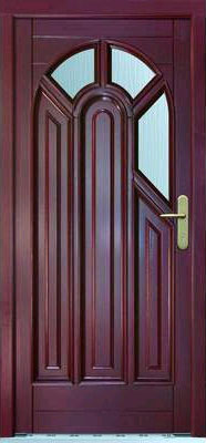 Ukázka vstupních dřevěných dveří TWW